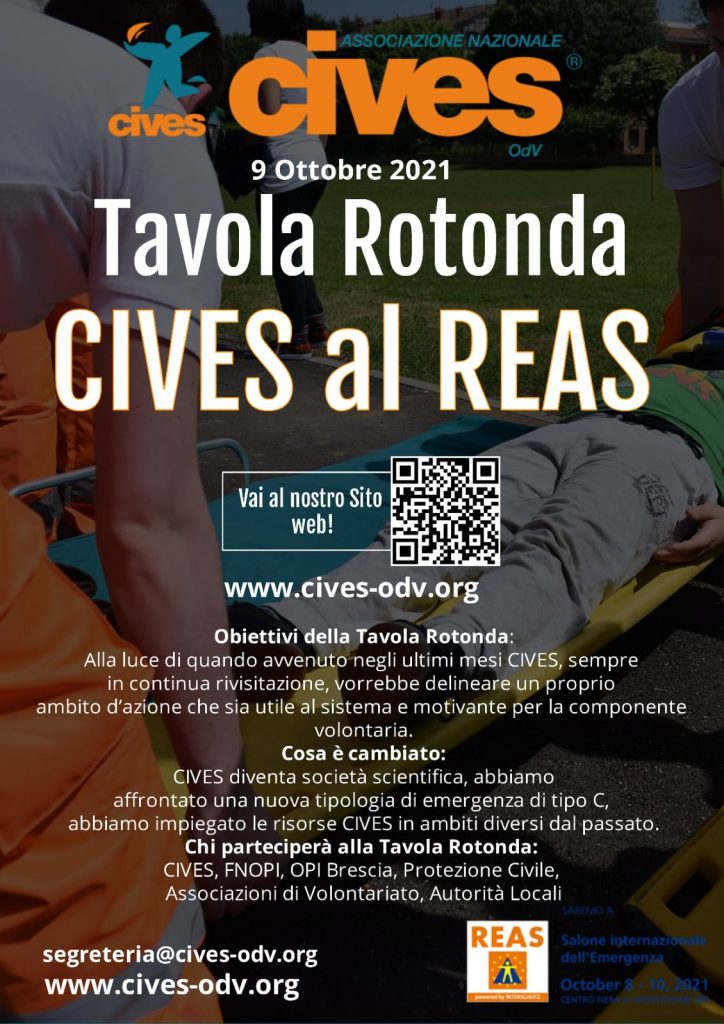 Tavola Rotonda CIVES al REAS – 9 Ottobre 2021