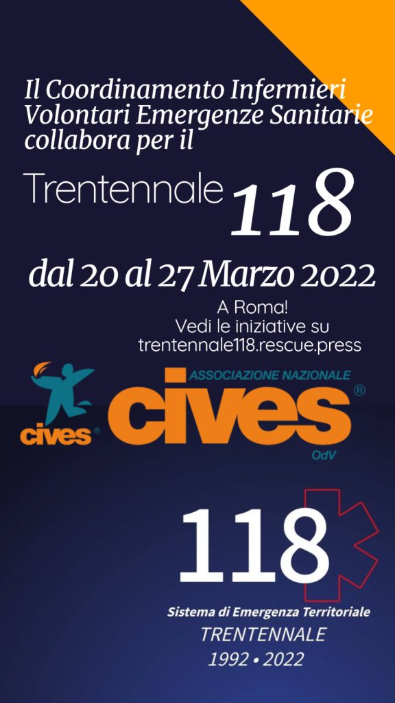 Trentennale 118: Informazioni e Programma 20 Marzo 2022