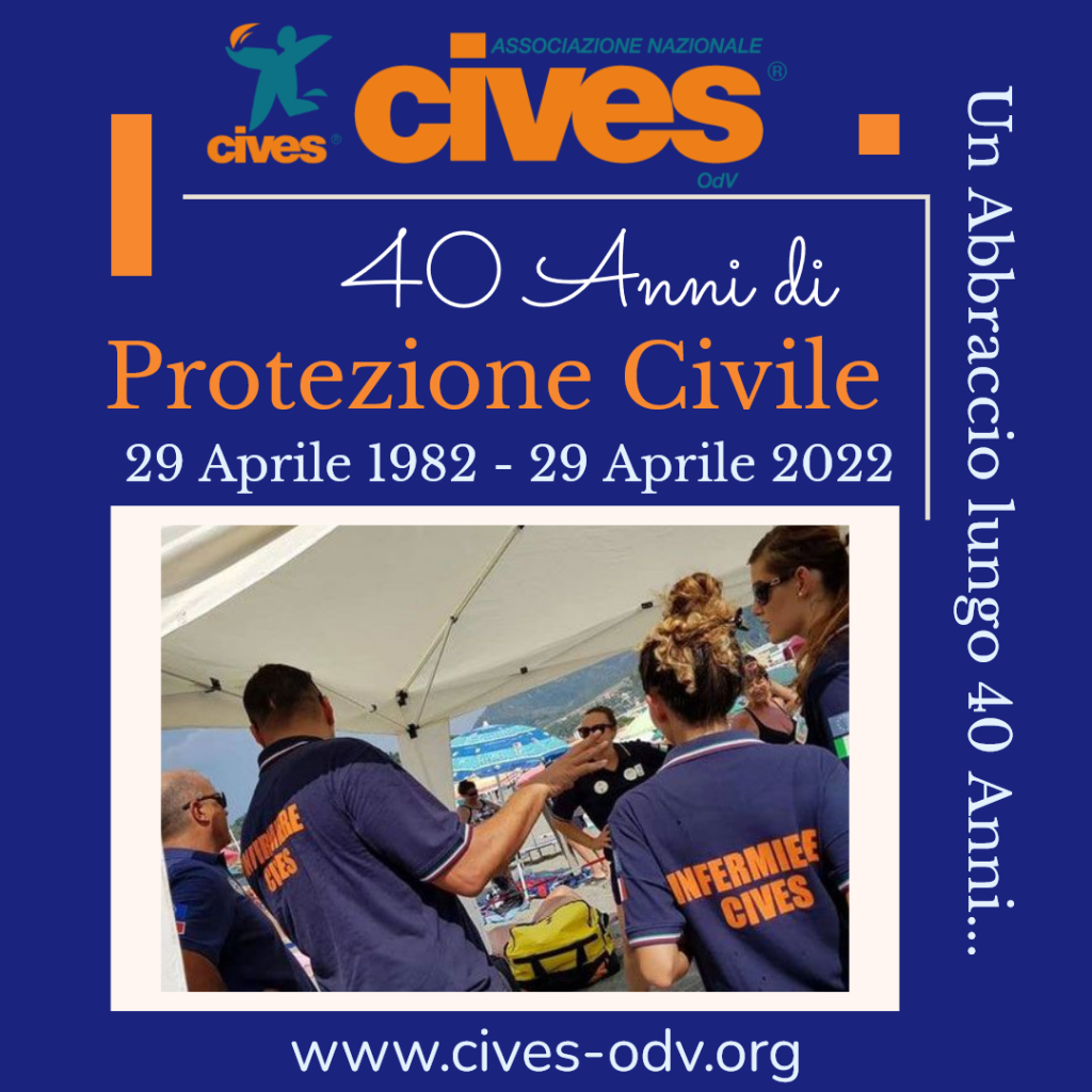 40 Anni di Protezione Civile: “Un abbraccio lungo 40 anni…”