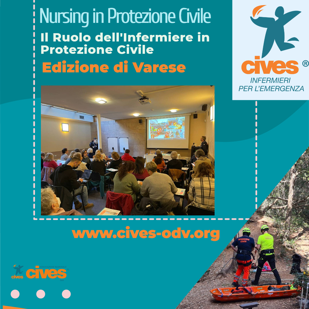 CIVES VARESE: Terminato l’evento “Nursing in Protezione Civile”
