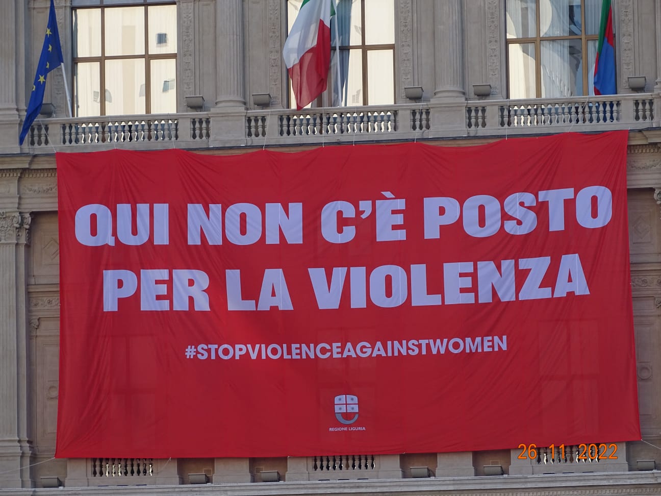 CIVES GENOVA: Presente all’Evento NO alla Violenza sulle donne organizzato dalla Città