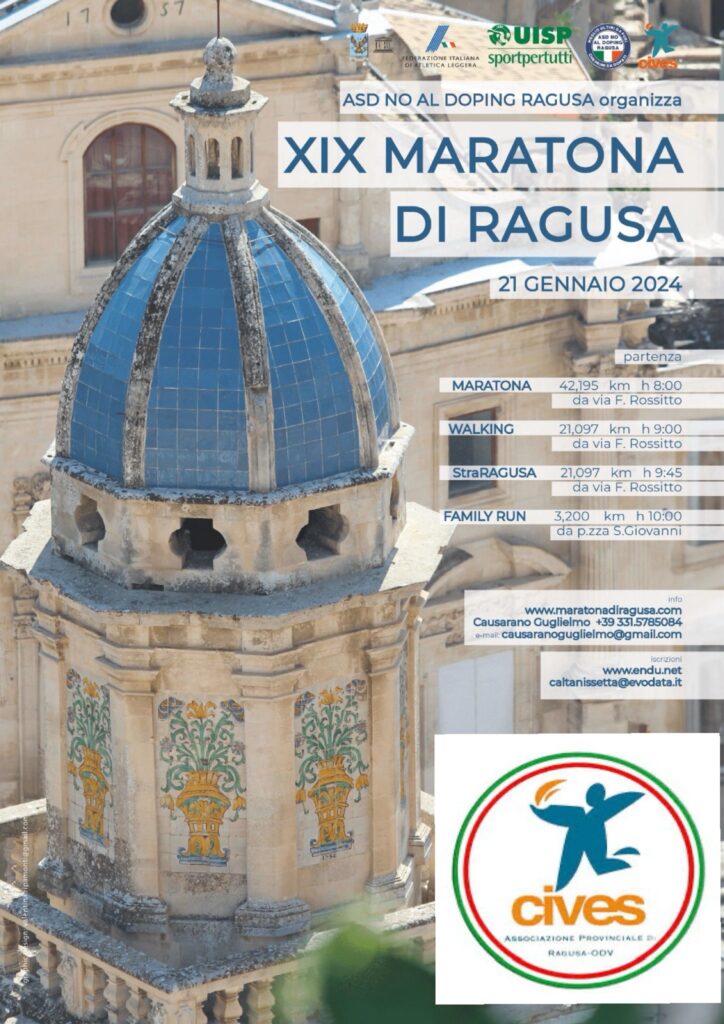 Gli Infermieri Cives Ragusa presenti nel Punto di Primo Intervento alla Maratona di Ragusa 2024