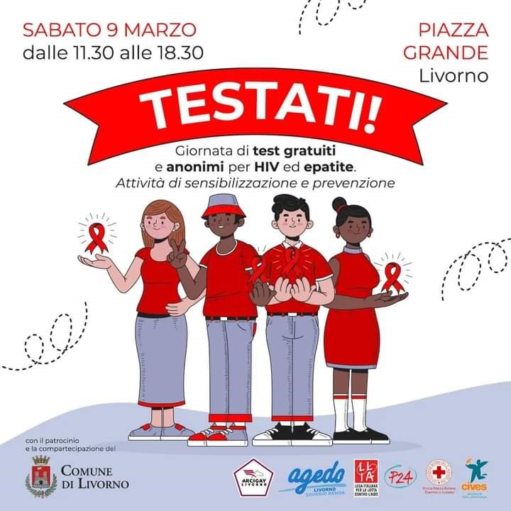 CIVES Livorno: Coopera nella giornata “Testati!” organizzata da Arcigay